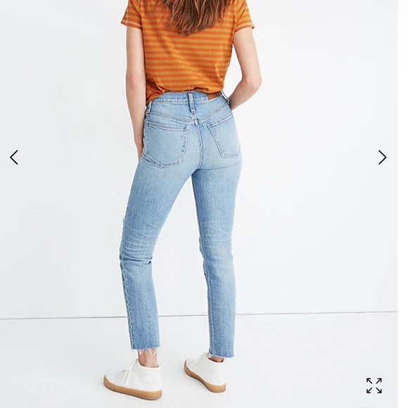 Madewell The Perfect Vintage Jean Rosabelle Wash: Comfort Stretch Edition sz 28 - Picture 2 of 5